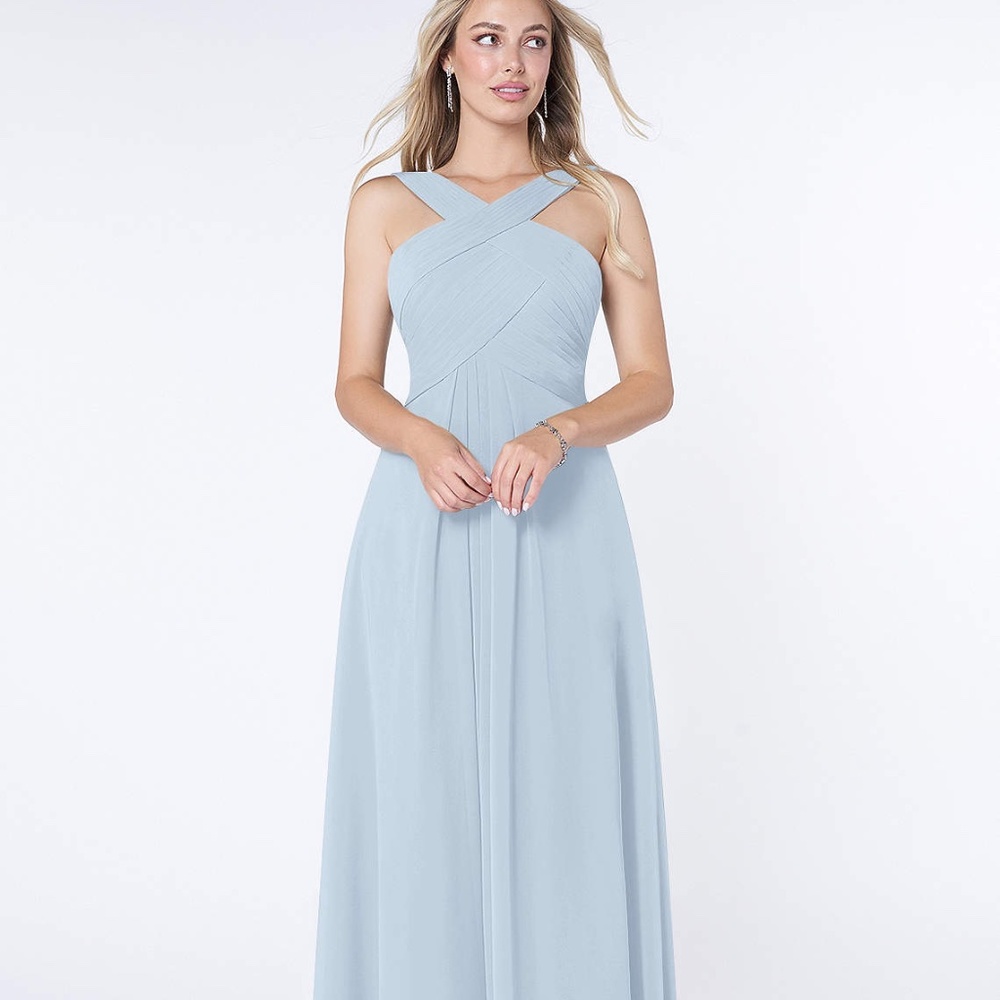 Azazie Kaleigh dress in Mist